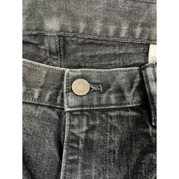 Vtg Banana Republic Mens Straight-Fit Black Denim Jeans Size 35x32 - Picture 4 of 13